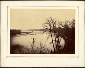 [Vista sul fiume Kansas vicino a Stranger, Kansas]. da Alexander Gardner