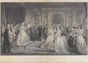 Alexander Hay Ritchie - La corte repubblicana (Il giorno del ricevimento di Lady Washington) dopo Daniel Huntington da Alexander Hay Ritchie