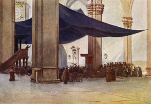 Firenze, interno del Duomo durante la predicazione quaresimale da Alexander Henry Hallam Murray