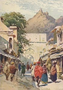 La Strada Principale di Alwar, c1880 1905 da Alexander Henry Hallam Murray