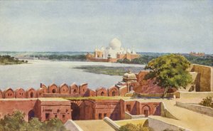 Il Taj dal Forte, Agra da Alexander Henry Hallam Murray