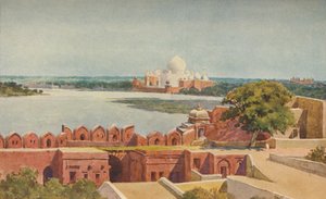 Il Taj dal Forte, Agra da Alexander Henry Hallam Murray