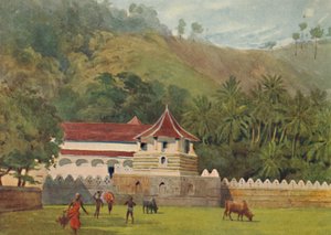 Il Tempio del Dente, Kandy - Esterno, c1880 1905