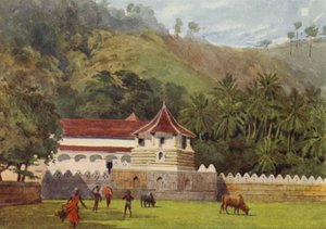 Il Tempio del Dente, Kandy, Esterno
