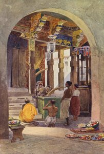 Il Tempio del Dente, Kandy, Interno da Alexander Henry Hallam Murray