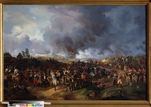 La battaglia delle nazioni a Lipsia, ottobre 1813 da Alexander Ivanovich Sauerweid