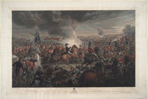 La battaglia di Waterloo da Alexander Ivanovich Sauerweid