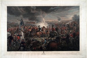 La battaglia di Waterloo da Alexander Ivanovich Sauerweid