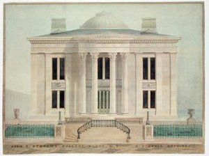 Residenza di John Cox Stevens, New York City da Alexander Jackson Davis