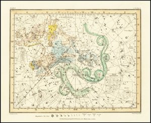 1822 - Alexander Jamieson - Orsa Minore - Orsa Minore che mostra anche Cassiopea, Draco e Cefeo da Alexander Jamieson