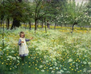 Raccogliendo argento e oro, 1906 da Alexander Mann