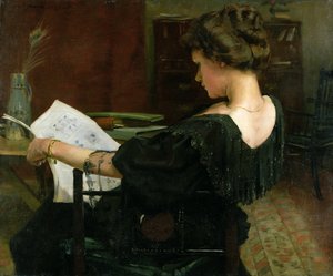 Ritratto di Helen Gow da Alexander Mann