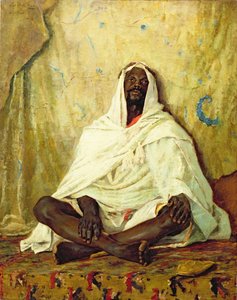 Arabo Seduto da Alexander Mann