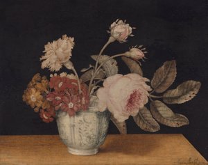 Fiori in un Vaso di Delft da Alexander Marshal