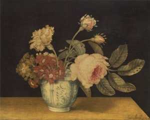 Fiori in un vaso di Delft da Alexander Marshal