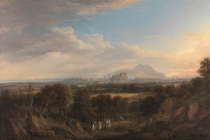 Una vista di Edimburgo da ovest