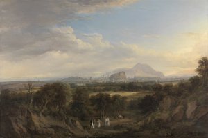 Veduta di Edimburgo da ovest da Alexander Nasmyth