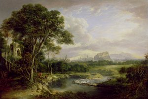 Veduta della città di Edimburgo, c.1822 da Alexander Nasmyth