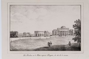 Il Palazzo Yelagin a San Pietroburgo, Serie Vedute di San Pietroburgo da Alexander Pluchart