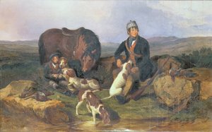 Caccia alla pernice, 1848 da Alexander Rolfe