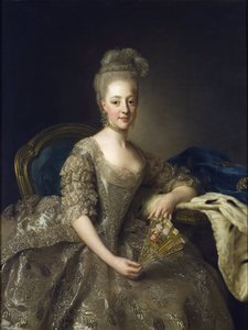 Ritratto di Hedwig Elisabeth Charlotte di Holstein Gottorp da Alexander Roslin