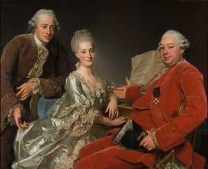 John Jennings, suo fratello e sua cognata da Alexander Roslin