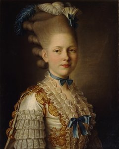 Ritratto della Contessa Kh. Obolenskaya, ca 1776 da Alexander Roslin