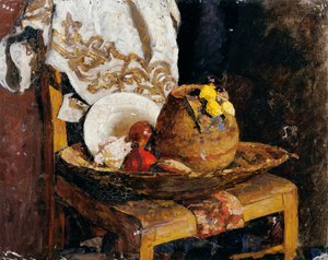 Natura morta con brocca e frutta da Alexander Rothaug