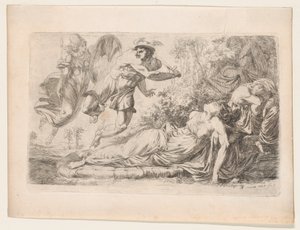 Perseo e la Medusa addormentata da Alexander Runciman