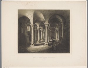Cripta della chiesa abbaziale di Rolduc da Alexander Schaepkens