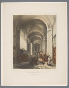 Interno della chiesa abbaziale di Rolduc (Rolduc e dintorni) da Alexander Schaepkens