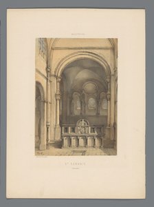 Interno della Basilica di San Servazio a Maastricht da Alexander Schaepkens