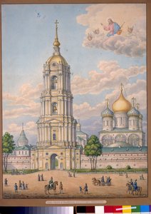 Il nuovo monastero del Salvatore a Mosca da Alexander Sergeyevich Kutepov