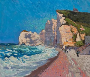 Le scogliere costiere di Etretat da Alexander Shandor