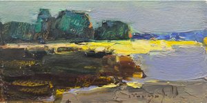 Paesaggio astratto dai colori vivaci da Alexander Shandor