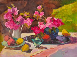 Viva natura floreale dai colori vivaci da Alexander Shandor
