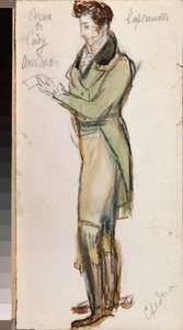 Costume preparatorio per giovane uomo per l