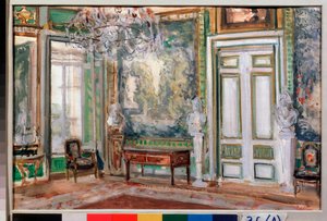 La sala degli arazzi del palazzo Kouskovo del conte Sheremetyev da Alexander Sredin
