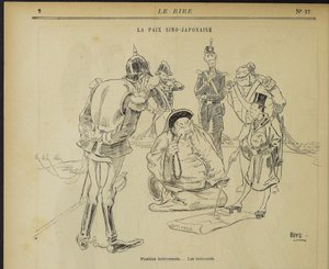 La pace sino-giapponese, Posizione interessante. Gli interessati. Da: Le Rire, 11 maggio 1895