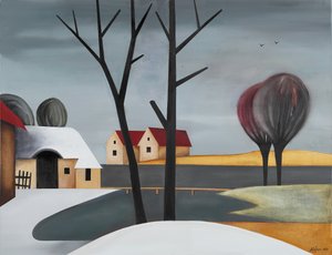 Sereno paesaggio invernale