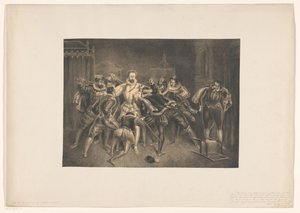 Omicidio di Enrico di Guisa da Alexander Ver Huell (signed by artist)
