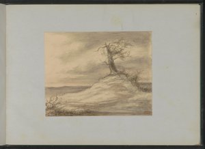 Albero su una collina da Alexander Ver Huell