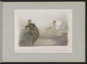 Gustave Doré sul letto di morte da Alexander Ver Huell