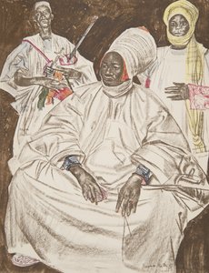 Barma Mata, Sultano di Zinder, da Dessins et Peintures d