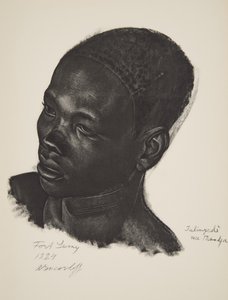 Ialingede, razza Mandja. (Fort Lamy), da Dessins et Peintures d