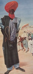 Magemma, capo dei cavalieri del Sultano Sery ussa di Maradi, territorio del Niger, da Dessins et Peintures d