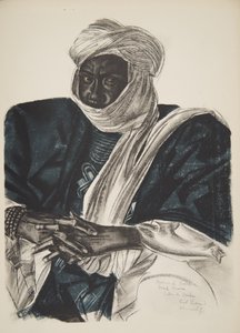 Mohamed Salek, detto Doud Moura, Sultano del Ouadai (Fort Lamy), da Dessins et Peintures d