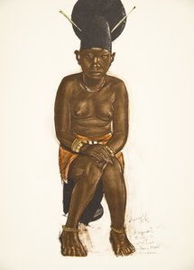 Napudre, donna di Tuba (Niangara) Haut Ouelle, da Dessins et Peintures d