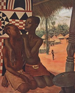 Titi e Naranghe, figlie del capo Eki Bondo (Haut Ouelle) (Una di una madre Mangbetou, l
