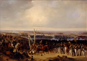Il Reggimento Izmailovsky nella Battaglia di Borodino 1812, anni 1840 da Alexander von Kotzebue